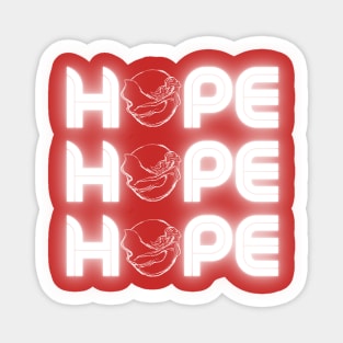 SheHopes HOPE HOPE HOPE with Logo Sticker